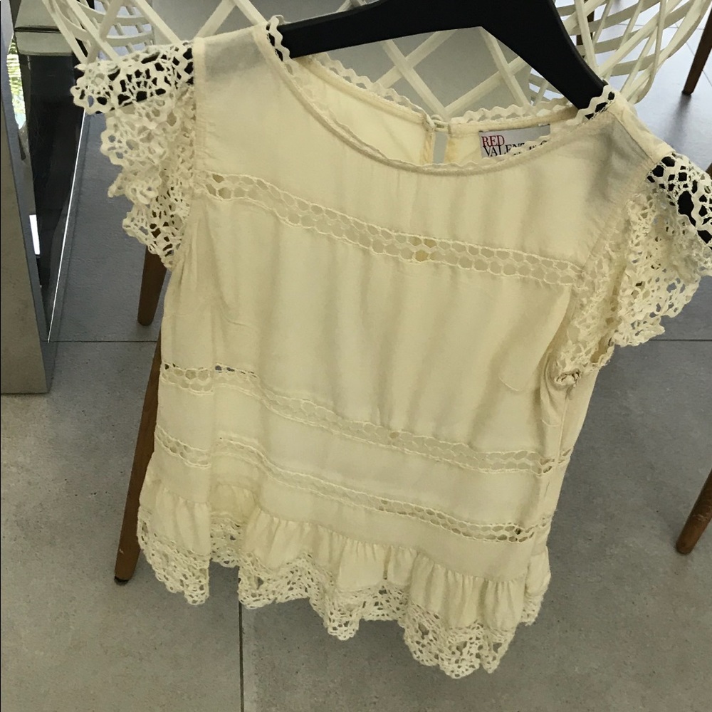 Valentino Ivory Top Size sm